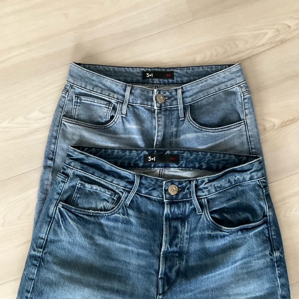 3x1 Women's High Rise Blue Jeans Duo
2 pairs for sale